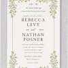 This stunning invitation features a timeless design, adorned with delicate line-drawn florals inspired by wildflowers in soft cactus shades. The design is both modern and graceful, with a perfect balance of nature’s beauty and contemporary style. At the top, the couple’s monogram is elegantly featured in a fresh, modern font, setting a sophisticated tone. Below, the meaningful verse 