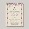 Make the Chuppah Moment Truly Special with Our Sheva Brachot (Seven Blessings) Cards Planning a Jewish wedding? Our beautifully designed Sheva Brachot (Seven Blessings) cards are a must-have for anyone participating in this meaningful tradition. These blessings are a central part of the Chuppah ceremony, and our cards help bring them to life with elegance and clarity. Featuring easy-to-read Hebrew and English transliteration, the cards make it simple for anyone—whether fluent or not—to recite or follow along with confidence. No more juggling a bulky siddur during the ceremony! Thoughtfully sized at 5.5