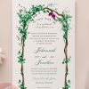 Celebrate your sacred union with this Green Watercolor Chuppah Arch Jewish Wedding Invitation, a beautifully hand painted design inspired by the timeless symbolism of Jewish wedding traditions. Perfect for couples planning a romantic outdoor Jewish ceremony or a meaningful celebration beneath the chuppah under the open sky, this invitation blends nature, faith, and love in one stunning piece. Featuring soft watercolor greenery and floral branches, the arch evokes the chuppah — the symbolic Jewish wedding canopy representing the home the couple will build together. This artistic portrayal highlights the roots of Jewish life, filled with deep meaning: unity, shelter, love, and the Divine presence (Shechinah). At the center of the design, the beloved verse “I am my beloved’s, and my beloved is mine” is displayed in both Hebrew and English, offering a spiritual and poetic touch to your Jewish wedding celeberation. The couple’s names are showcased in elegant script, with optional space for Hebrew names, blending tradition with personalization. To complete the look, don’t forget to add our luxurious hand lined envelopes, thoughtfully crafted to elevate your invitation suite. Our signature moss green liners pair beautifully with the lush greenery in the invitation design, creating a cohesive and nature inspired presentation your guests will remember.