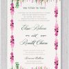 This invitation is a true work of art, featuring a hand-painted watercolor frame that brings a soft, organic beauty to the design. The botanical elements are rendered with incredible detail, creating a lush border that feels both modern and timeless.  The invitation features a beautiful and meaningful Hebrew verse at the top, 