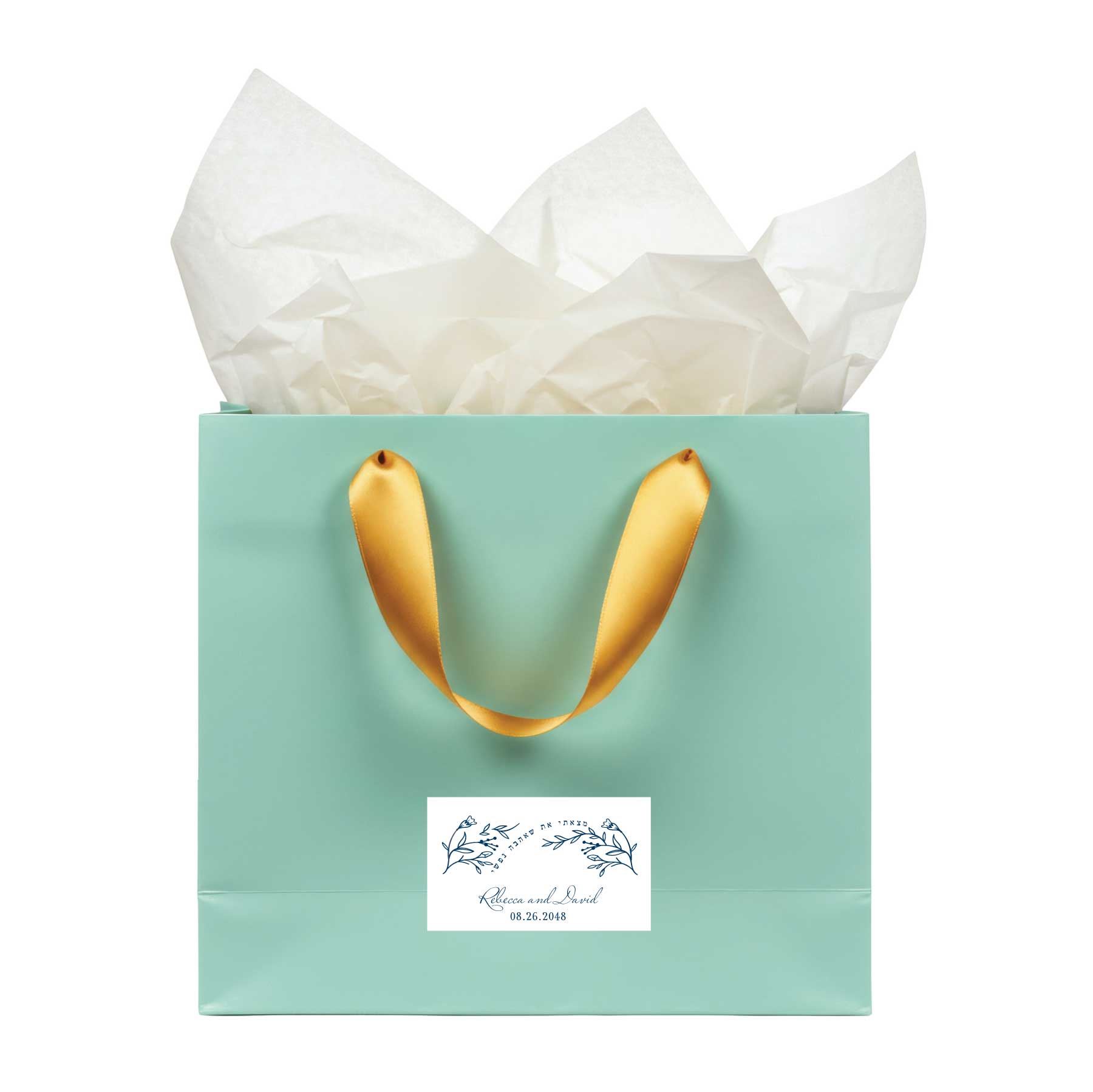 Elevate your event with our premium collection of Custom Jewish Stickers and Personalized Seals. We're so happy to help you add that final professional touch to your Wedding, Bar Mitzvah, Bat Mitzvah, or any Jewish celebration. These are not just stickers; they are specifically designed Jewish stickers featuring elegant Hebrew or English typography that honors your traditions, including the timeless "I am my beloved's and my beloved is mine" (Ani L'dodi V'dodi Li) design. Our high-quality stickers and Custom Address Labels are perfect for sealing Euro flap envelopes or labeling event favors with a cohesive look. We use professional printing to ensure your return address labels and seals never smear or smudge. Whether you need a Mazel Tov seal or a personalized mailing label, we provide the expert quality your milestone celebration deserves.