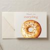 Everything Bagel Thank You Card Show them you appreciate 