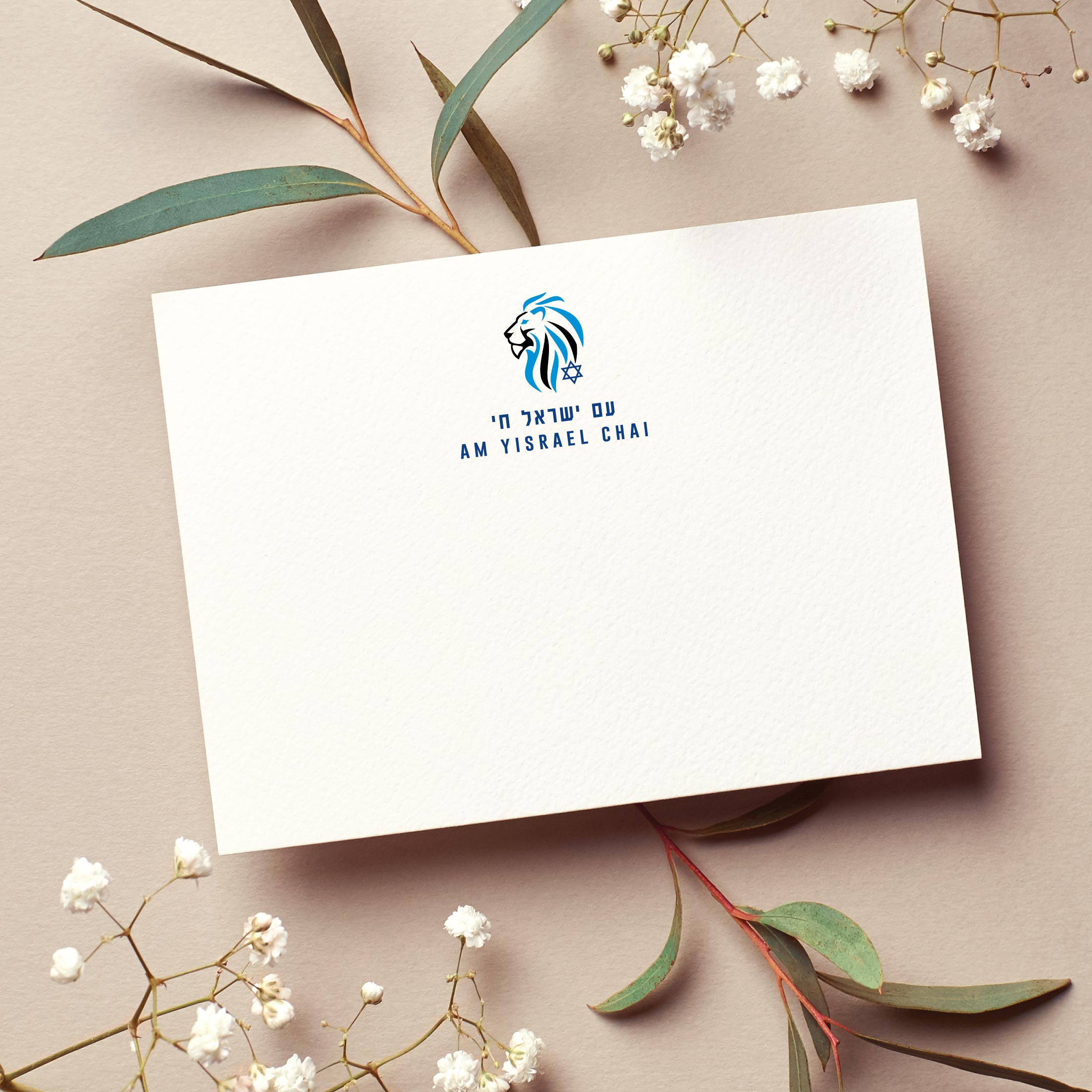 Jewish Statement Cards | Am Yisrael Chai | Pack of 15