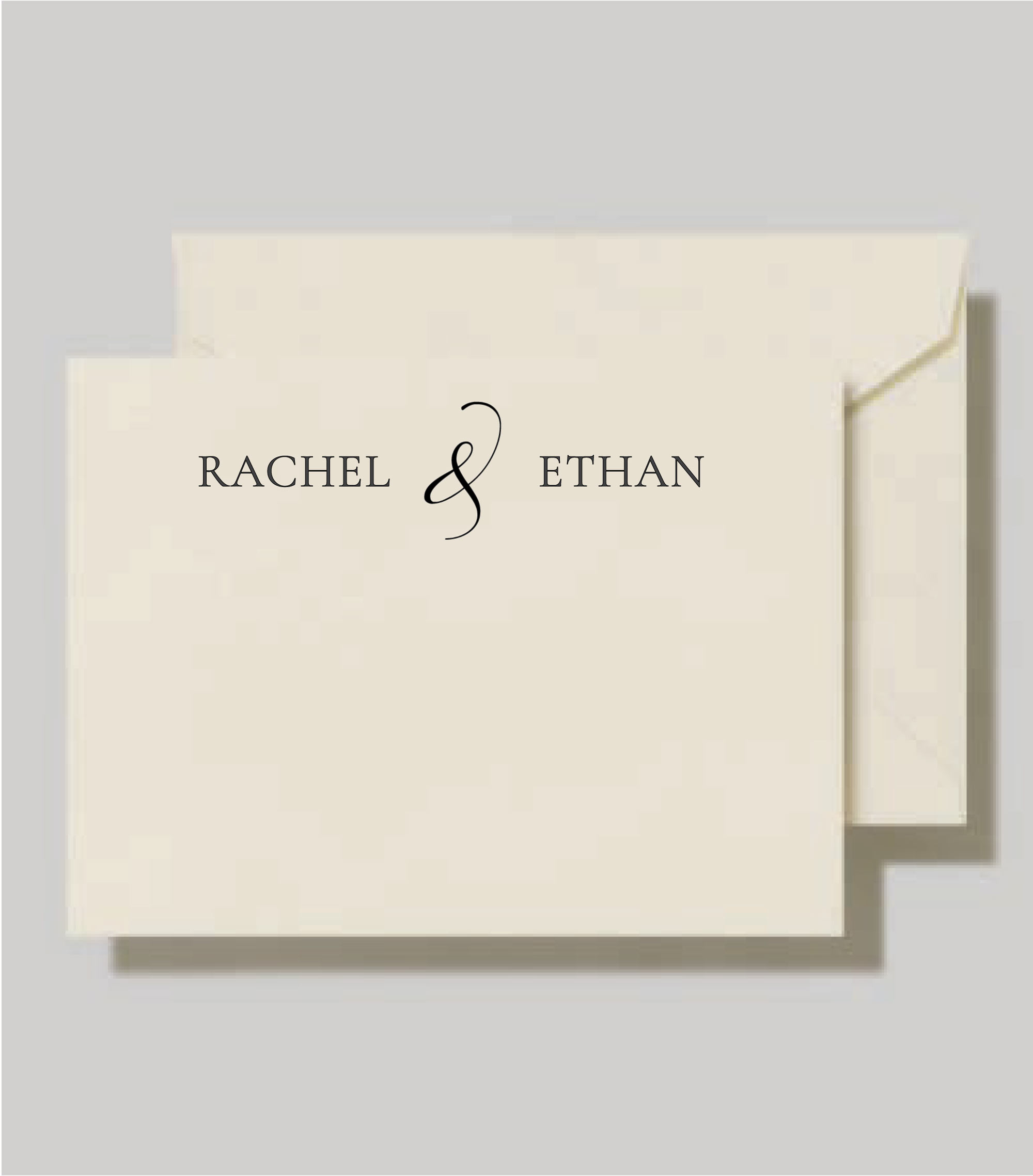 Classic Ampersand Thank You Card